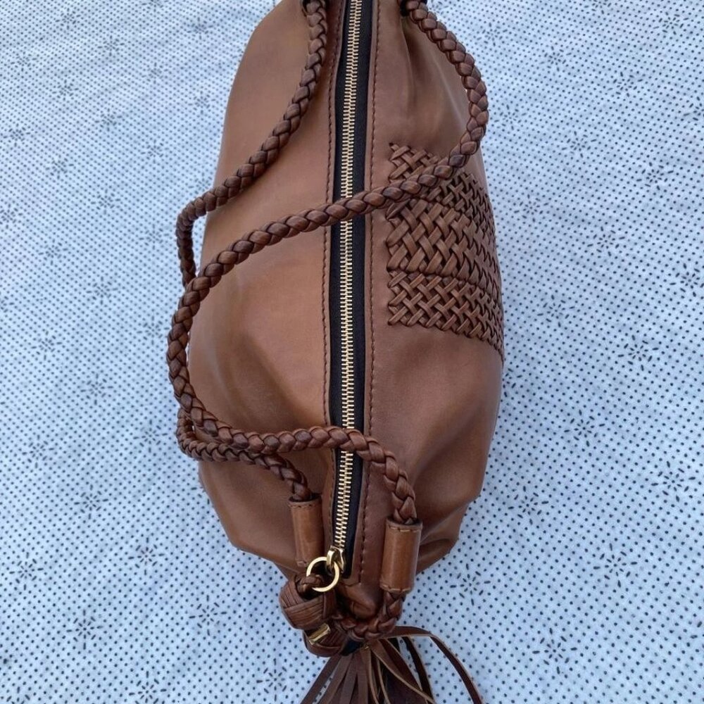 Gucci Bag Purse Handbag Brown Lambskin Leather Medium Shoulder Bag Made In Italy - Picture 5 of 12